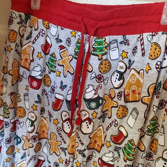 Little Sleepies Lounge Pajama‎ Set Christmas Gingerbread Long Sleeve Women's XL - Picture 8 of 16